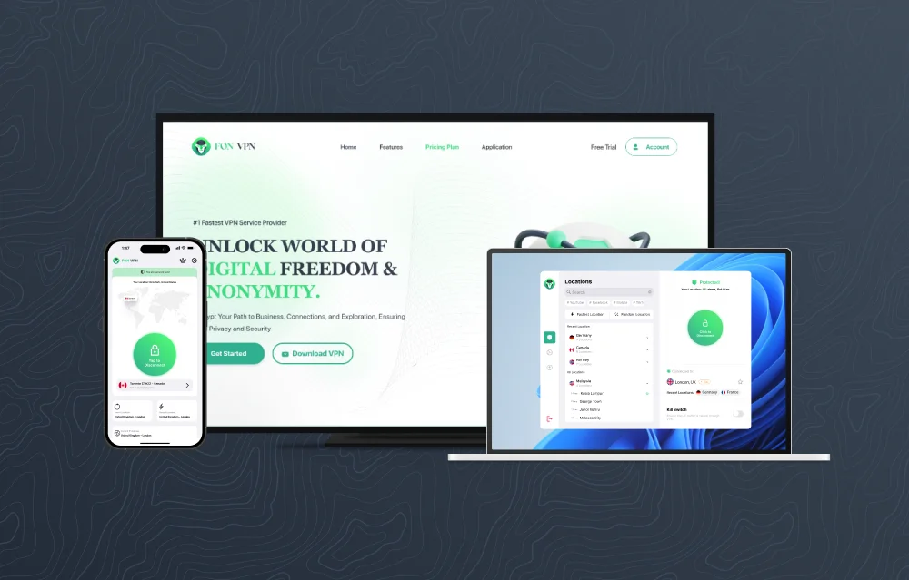 FON VPN app screenshots
